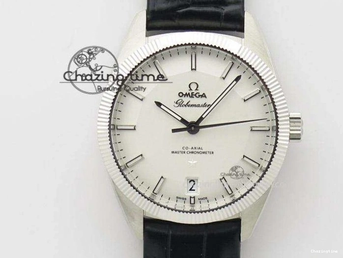 0227 Planet Ocean Master Chrono SS OM 1:1 Best Edition Gray Dial On SS Bracelet A9900 V Efficient 8116